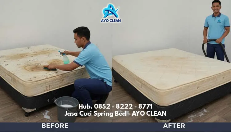 Jasa Cuci Spring Bed Murah 2