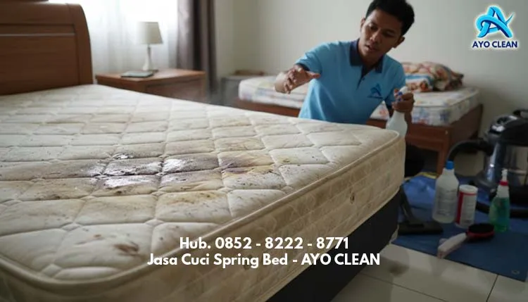 Jasa Cuci Spring Bed Murah 3