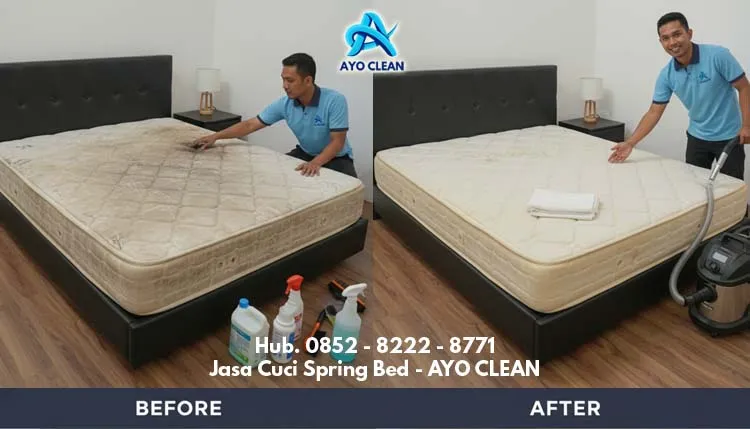 Jasa Cuci Spring Bed Murah 4