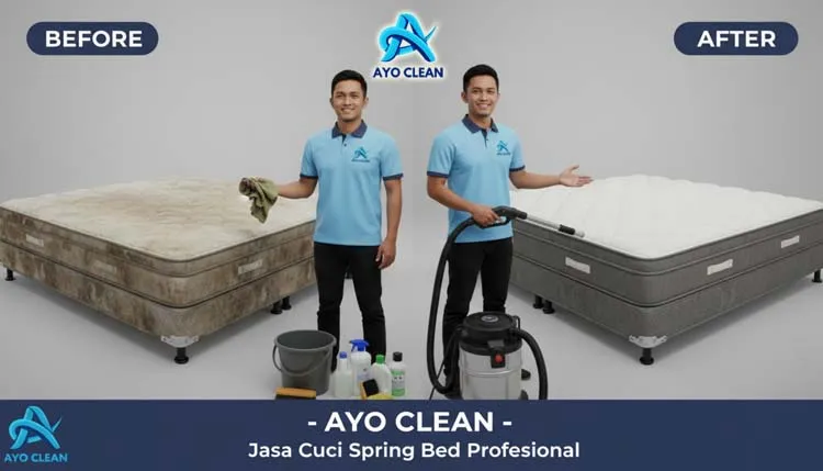 Jasa Cuci Spring Bed Murah 5