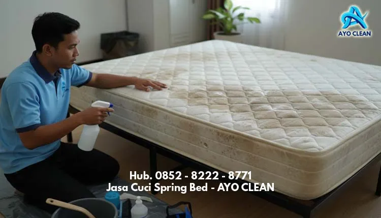 Jasa Cuci Spring Bed Murah 7